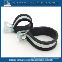 10-168mm EPDM Bonded Steel Pipe Clamps